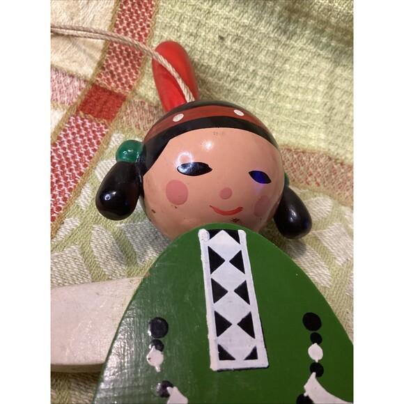 Wooden Jumping Jack Puppet Girl Doll Pull String Toys Geschenke Hansen #782 - Picture 9 of 12